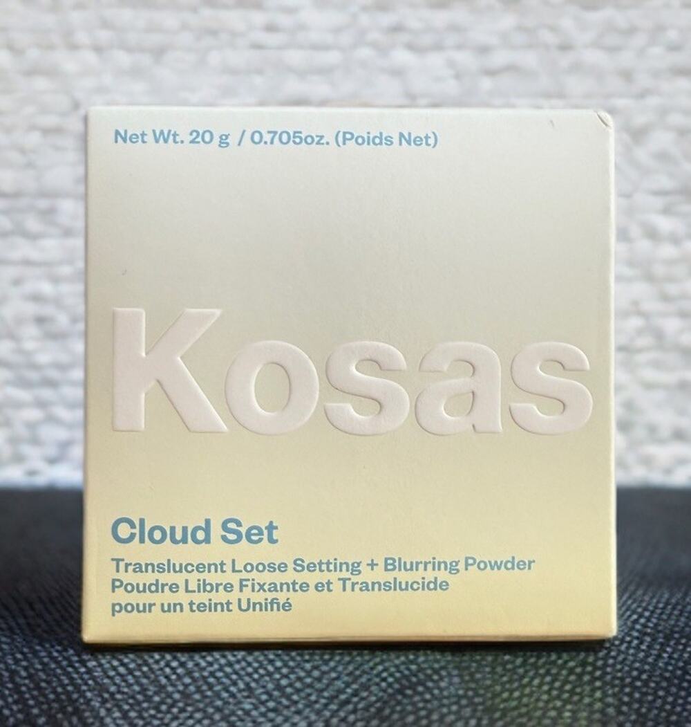 KOSAS Cloud Set Translucent Loose Setting Powder PEACHY TRANSLUCENT 20 g NIB